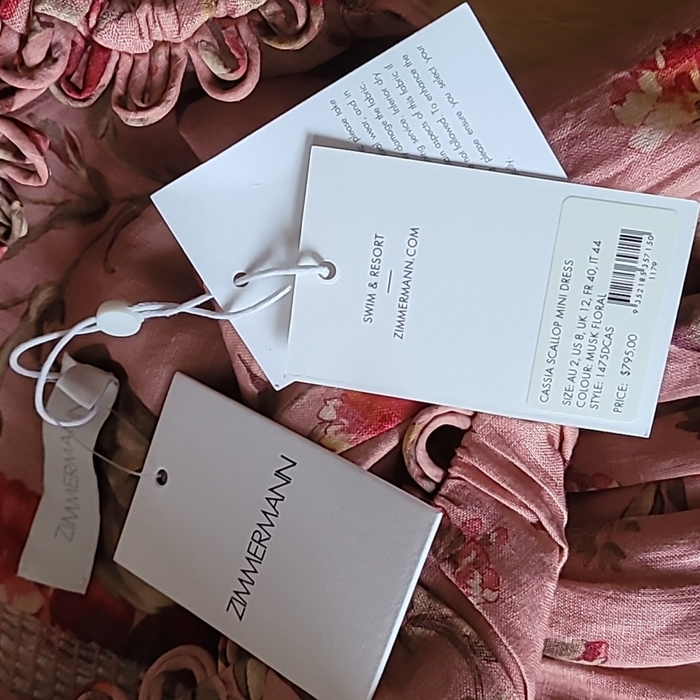 Zimmermann CASSIA SCALLOP MINI DRESS - Picture 9 of 16